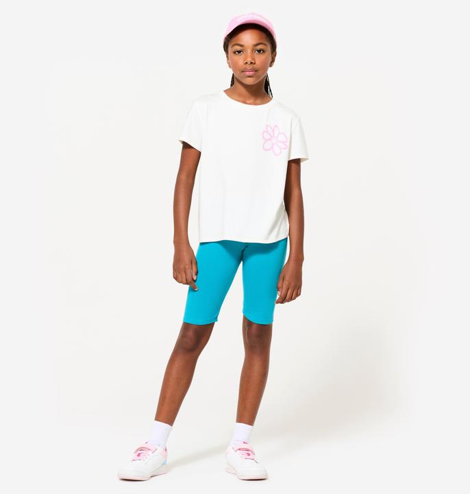 Produktbild Decathlon T-Shirt Kinder Baumwolle - Print weiss (10, 11, 12)