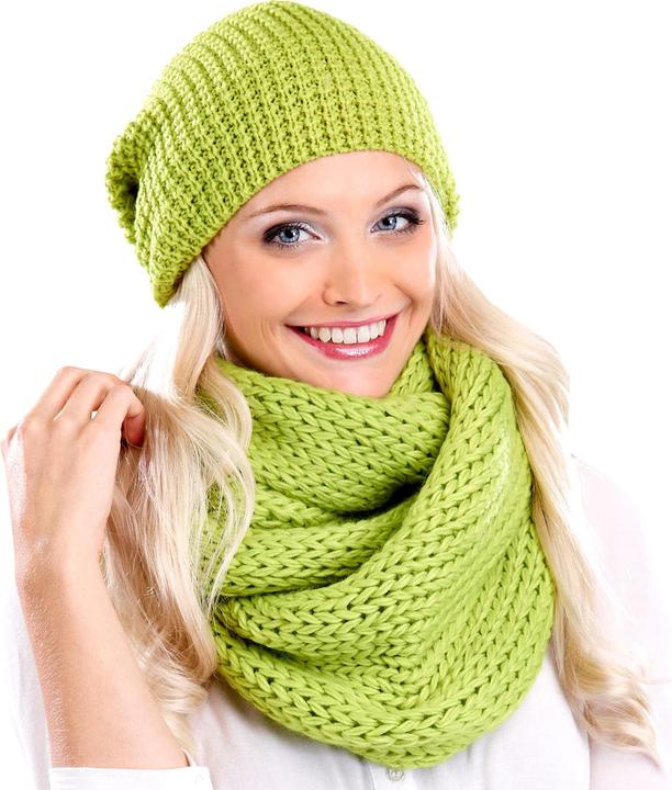 Actual product image Pearl XXL knitted hat long beanie (One size)