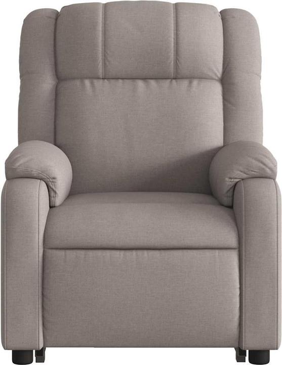 Image du produit VidaXL Fauteuil de massage Rehausseur Fauteuil de télévision Fauteuil relax Tissu taupe
