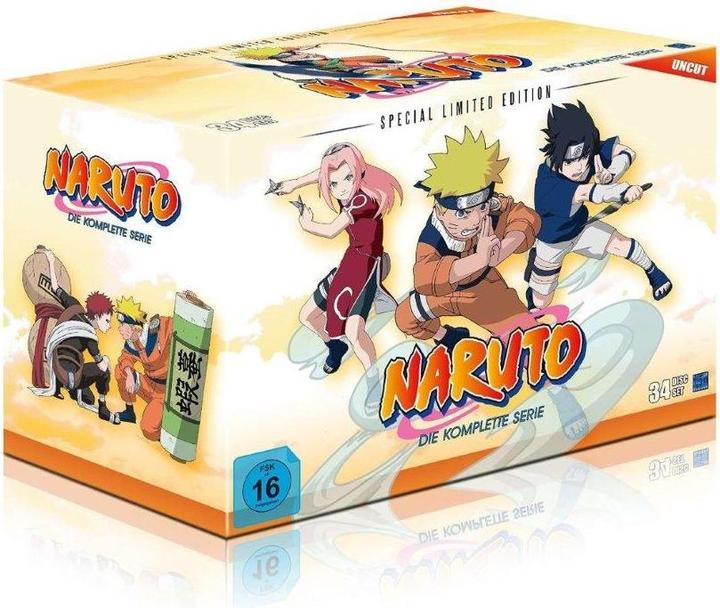 Image du produit Naruto uncut La série complète Special Limited Editi (DVD, 2002, Allemand)