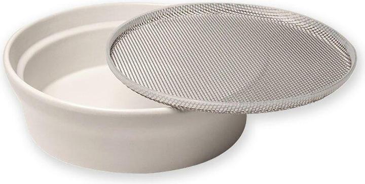 Actual product image Eschenfelder Wheatgrass Strainer with Ceramic Bowl 23 cm White