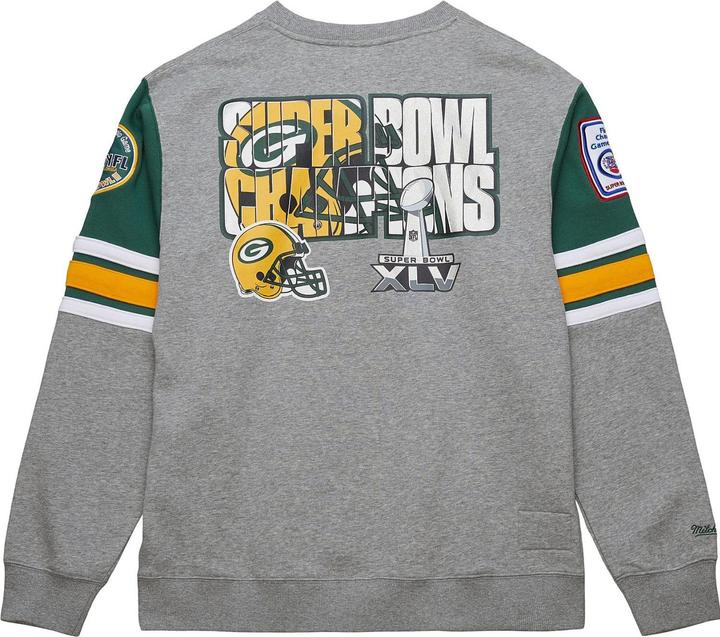Produktbild Mitchell & Ness Fleece 4.0 Pullover Green Bay Packers - S (S)
