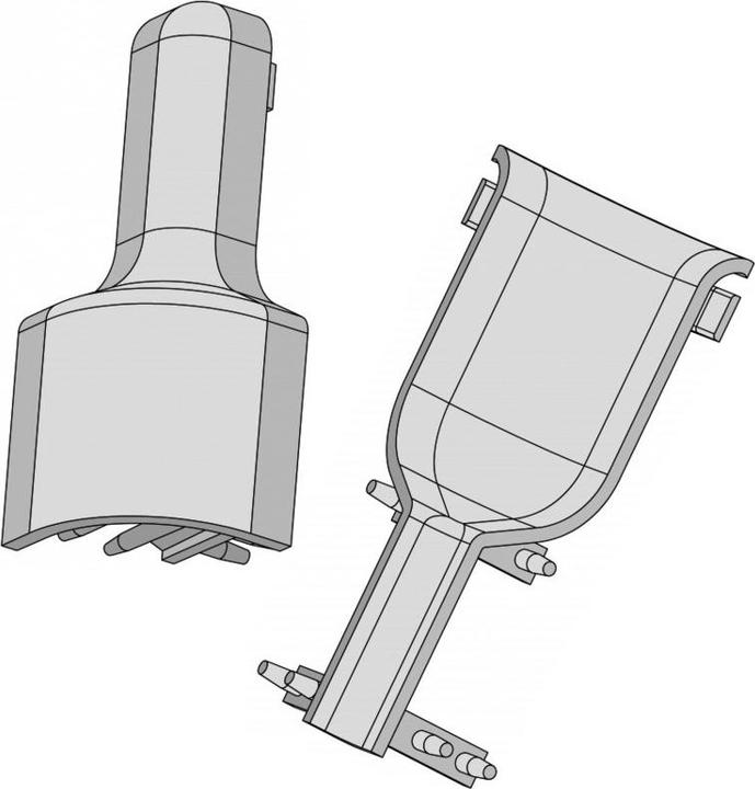 Actual product image Werkstarck Corner pieces for LED end profiles Frontlight