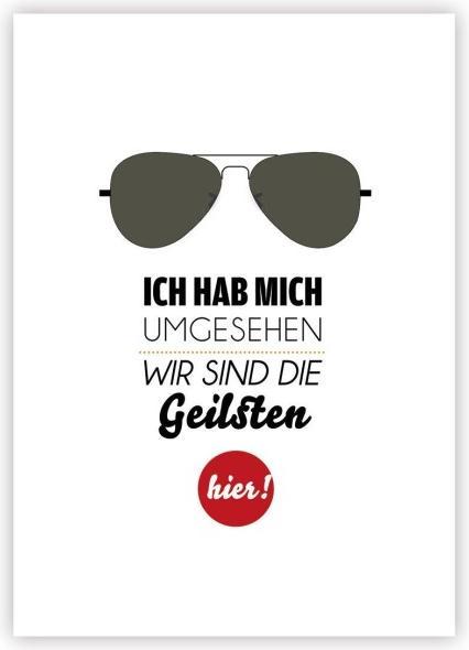 Produktbild ppd Postkarte - Wir sind die Geilsten hier