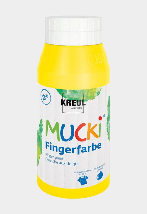 Productafbeelding Mucki Vingerverf (Geel, 750 ml)