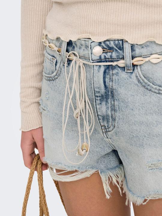 Produktbild Only ONLZUMA Hohe Taille Normal geschnitten Jeans-Shorts Jeans-Shorts (XS)
