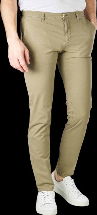 Alberto Super Light Tencel Rob Pant Slim Fit Military