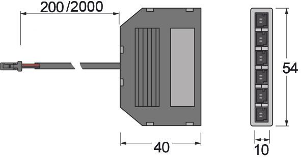 Immagine prodotto L&S LED Distrubutore a 6 vie M1