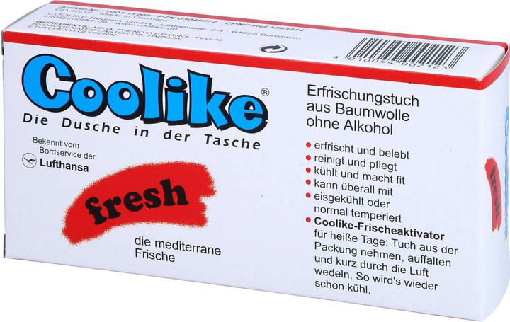 Immagine prodotto Coolike Fresh Erfrischungstücher ohne Alkohol (Lozione detergente, 357.84 ml)