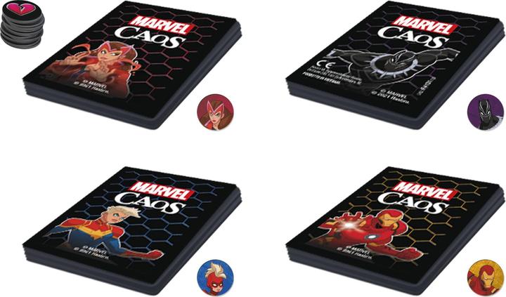 Image du produit Hasbro Gaming Jeu de cartes Marvel Mayhem avec les super-héros Marvel, jeu familial à partir de 8 ans, rapide et (Italien)
