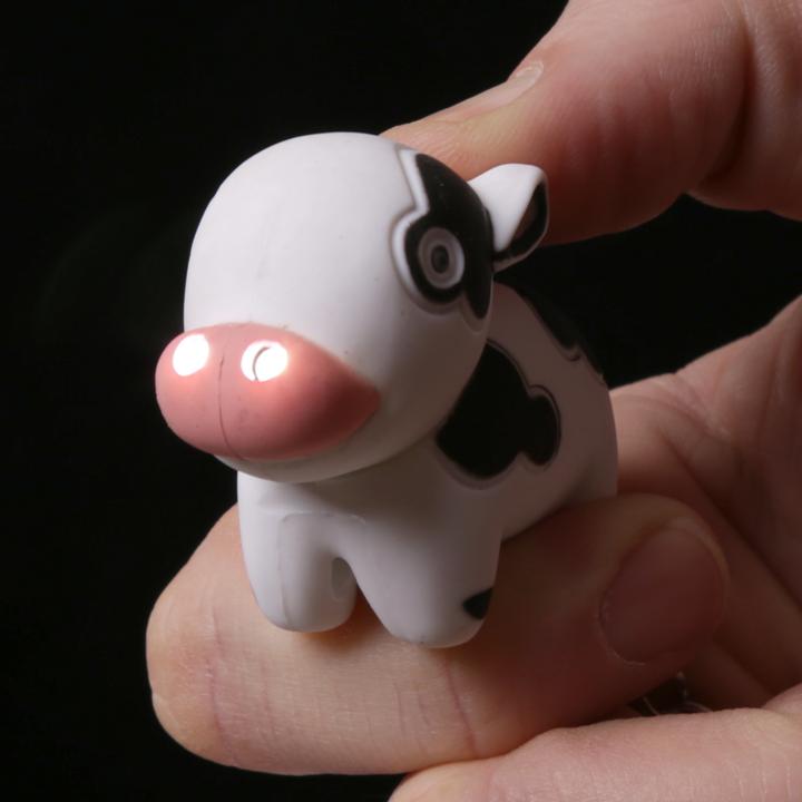 Immagine prodotto Puckator Portachiavi LED con suono della mucca e del maiale della fattoria