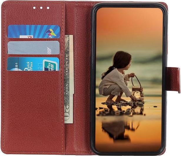 Produktbild MU Classic Litchi Leder Bookcover Series (Motorola Moto G100)