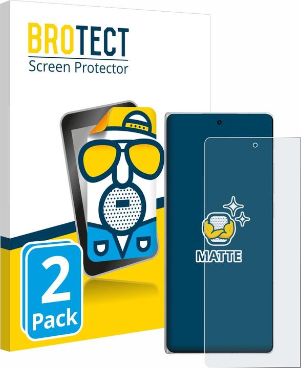 Actual product image BROTECT Anti-glare screen protector matt (2 Piece, Vivo X Fold)