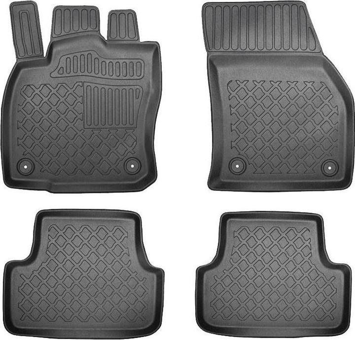 Image du produit Aristar Tapis de sol 3D tous temps pour Seat Ateca / Skoda Karoq de 2016 à aujourd'hui (1 jeu de 3 tapis de sol)