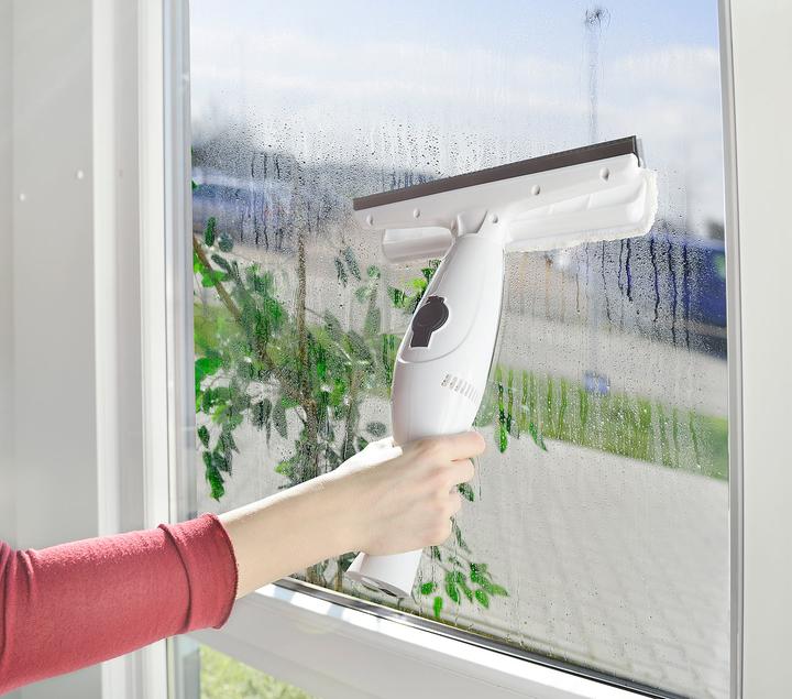 Immagine prodotto Sichler Set aspirapolvere per finestre a batteria con bacchetta telescopica e accessori