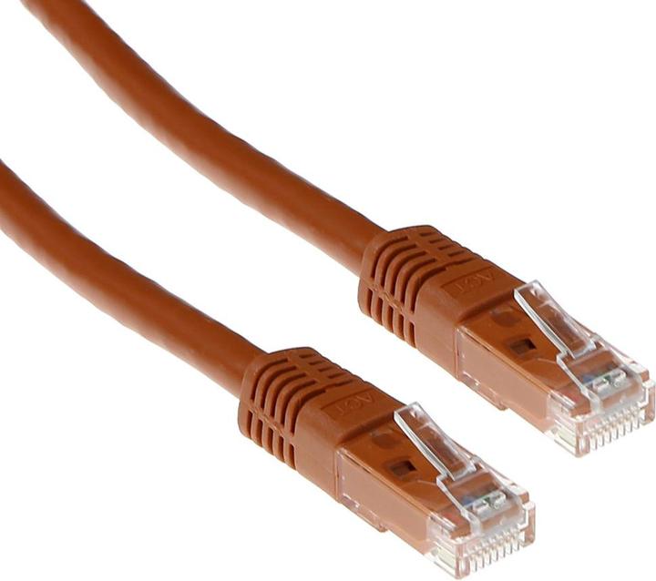 Produktbild Brown 5 meter U/UTP CAT5E patch cable with RJ45 connectors. Cat5e u/utp brown 5.00m (U/UTP, CAT5e, 5 m)