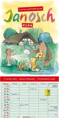 Produktbild Alpha Edition ALPHA EDI Janosch Familienplaner 732335090 22x45cm 2024 (22 x 45 cm)
