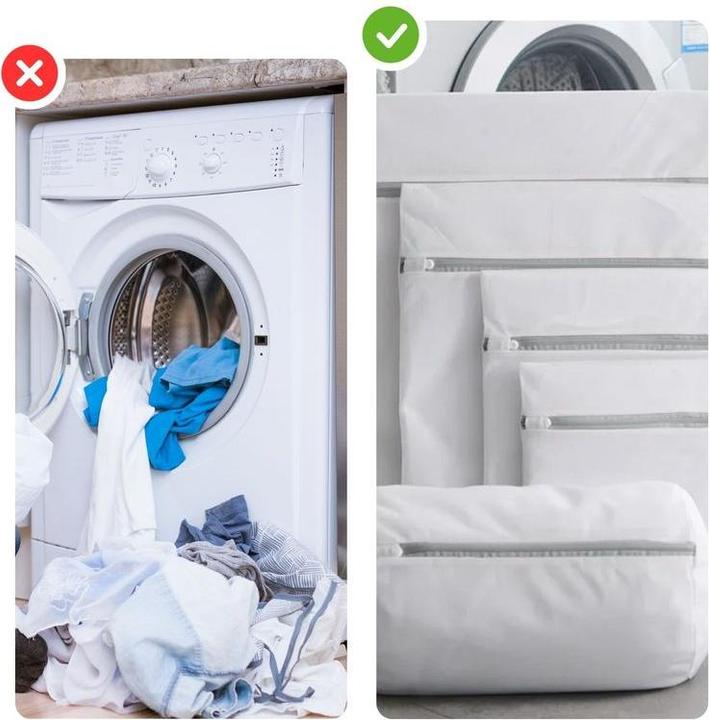 Immagine prodotto Hermex Wäschebeutel Wäschenetz Wäscheschutz Schonbeutel Waschsack 2er Set