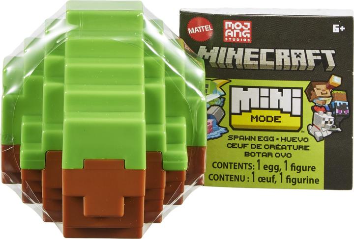 Image du produit Mattel Minecraft Mini Mode Spawn Egg Μίνι Αυγά Με Φιγούρα για 6+ ετών HXT65