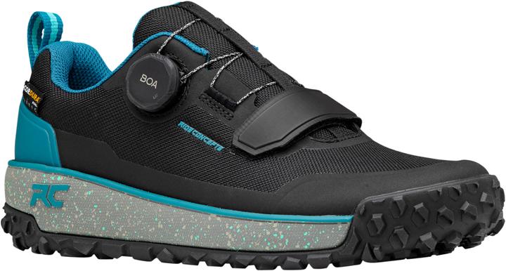 Actual product image Ride Concepts Flume Flat Boa Women's Shoes black/tahoe blue (39)