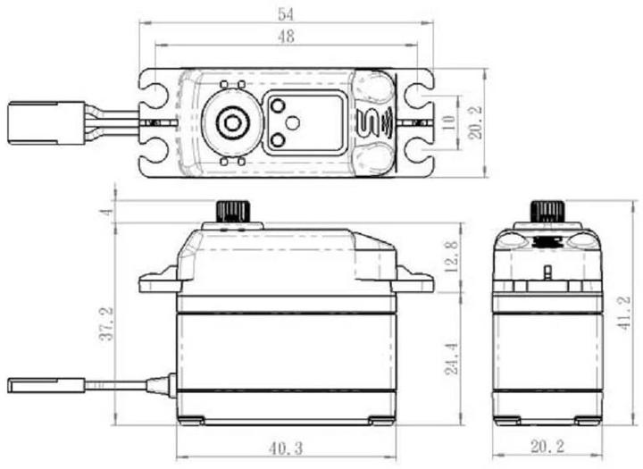Actual product image Savöx SC-1267SG Servo
