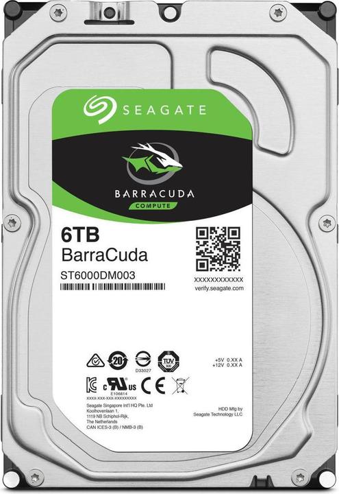 Actual product image Seagate BarraCuda (6 TB, 3.5", SMR)