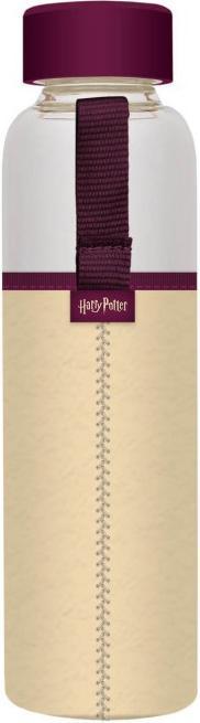 Actual product image - Glass water bottle 500 ml (Hogwarts) (0.50 l)