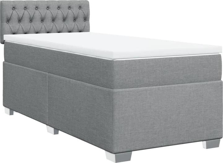 Image du produit VidaXL Bo x lit de saut avec matelas 120 x 190 cm Tissu (120 x 190 cm)