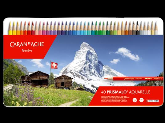 Produktbild Caran d'Ache Prismalo Aquarelle Metallschachtel (Mehrfarbig, 40 x)