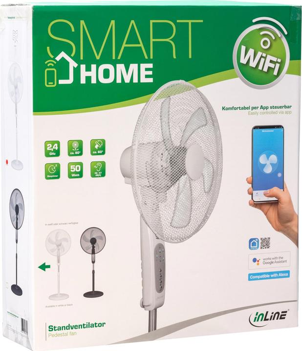 Actual product image InLine SmartHome Pedestal Fan (57 dB)