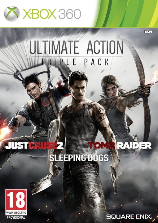 Actual product image Square Enix Just Cause 2, Sleeping Dogs & Tomb Raider Bundle (Xbox 360, EN)