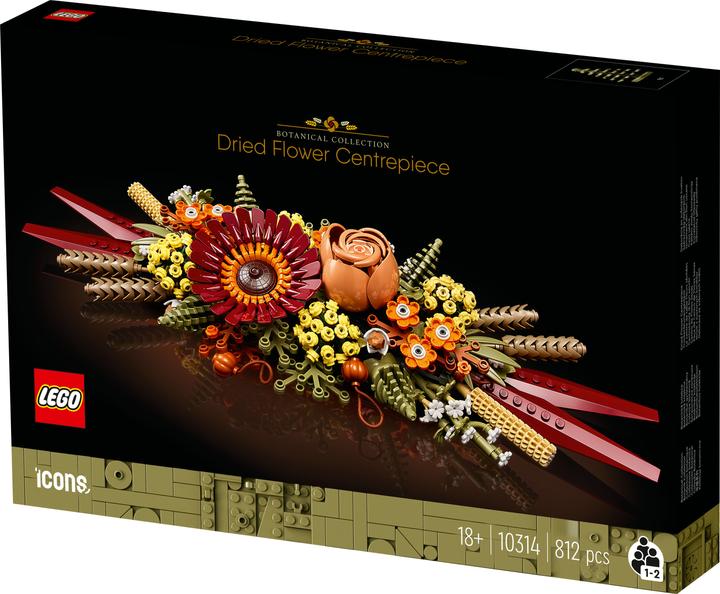 Immagine prodotto LEGO Composizione di fiori secchi (10314, LEGO Icons, LEGO Botanical)