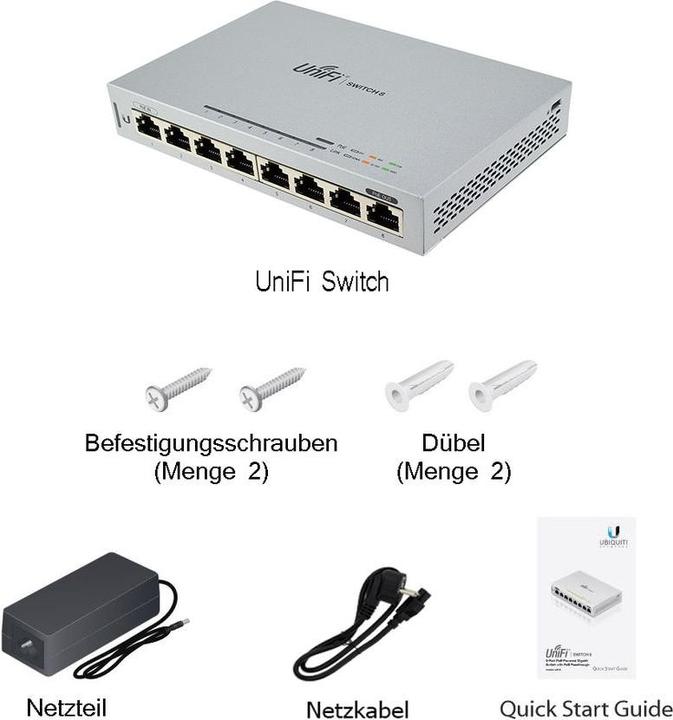 Produktbild Ubiquiti Us-8 (8 Ports)
