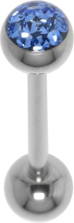 Produktbild Bijouteria Zungenpiercing (Epoxiharz, Kristall, Chirurgenstahl 316L)