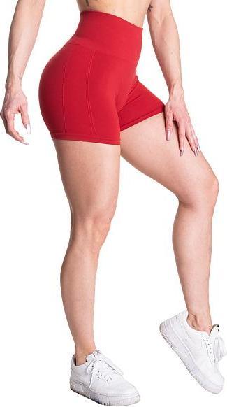 Actual product image Better Bodies Scrunch Shorts - Chili Red (M)