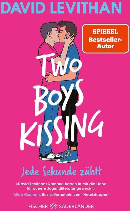Produktbild Two Boys Kissing – Jede Sekunde zählt (Deutsch, David Levithan, 2024)