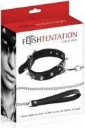 Image du produit Fetish Tentation Collier à pointes & laisse -