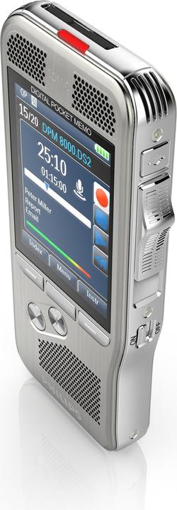 Actual product image Philips DPM8000 Pocket Memo (incl. software, international slide switch) (4 GB)