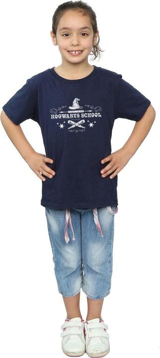 Actual product image Girls Hogwarts First Year Cotton T-Shirt (152, 158)