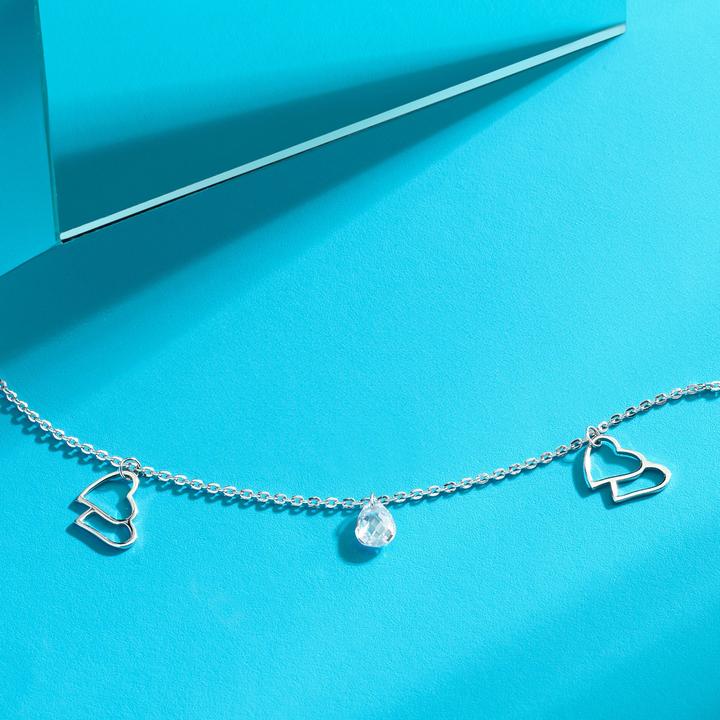 Actual product image La Petite Story - Silver women's bracelet with pendants Silver LPS05AWV57 (19 cm, Silver 925)