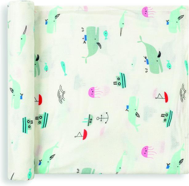 Actual product image Tiny Love Square Kaffle muslin 120x120 cm (120 cm)