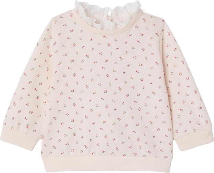 Actual product image Vertbaudet Baby Sweatshirt mit Blumen und besticktem Kragen (56)