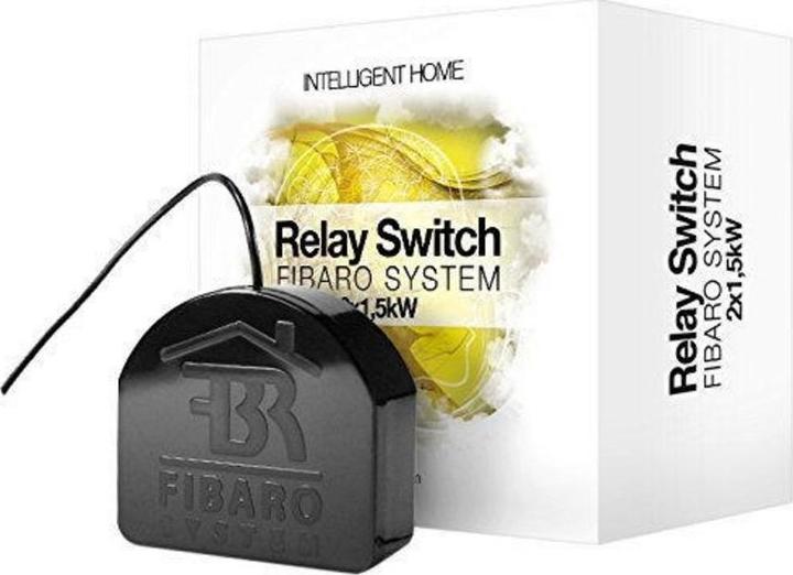 Productafbeelding Fibaro Relais inbouw-inzetstuk 2 schakelaars (Schakelaandrijving)