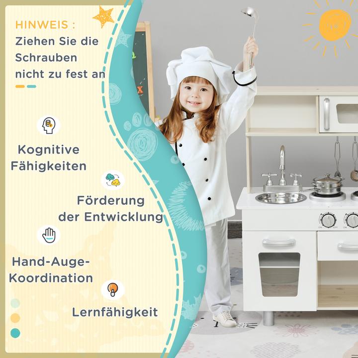 Immagine prodotto Homcom Cucina per bambini con accessori