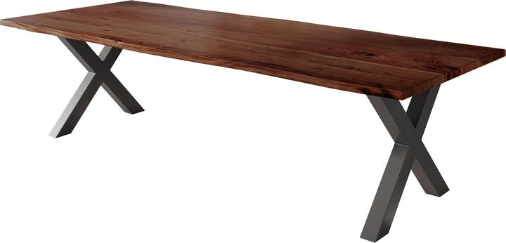 Produktbild SAM NICK Baumkante massiv Akazie (300 x 100 x 77 cm)