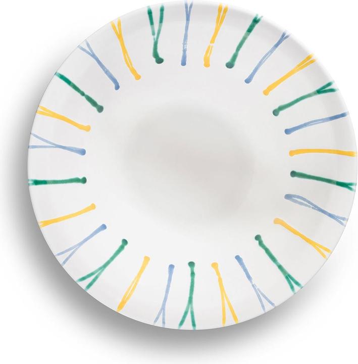 Produktbild Gmundner Keramik Buntgeflammt Salatschüssel (Ø 33cm) (33 cm)