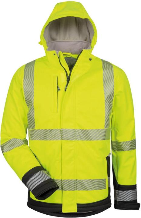Produktbild Elysee Warnschutz-Softshelljacke Melvin Grösse L gelb/schwarz (L)