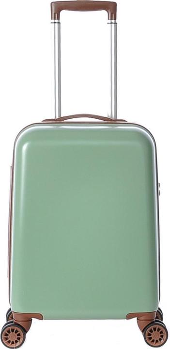 Actual product image Decent Retro Handbagage Koffer 55 cm Olive Light Green (35 l, Hand luggage (up to 50 litres))