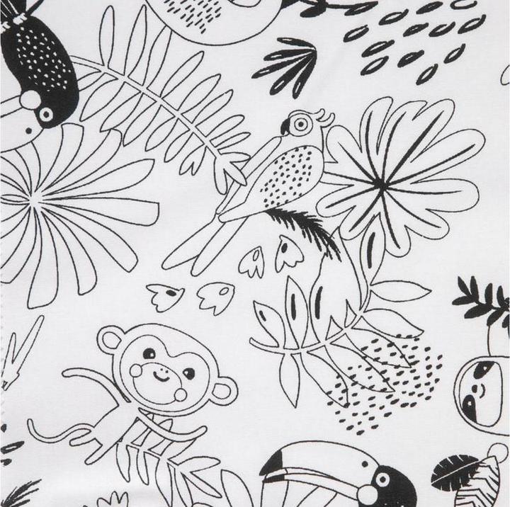 Image du produit Domotex Tissu Payakolo blanc/noir