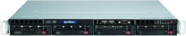 Productafbeelding Ernitec 1U 4-bays server - (Intel Core i7, 16 GB, Rack Server)